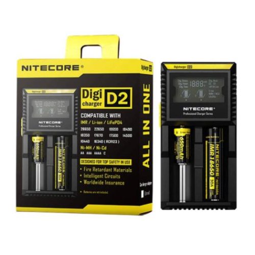 Nitecore Intellicharger D2 LCD Battery Charger djvapeuk 1