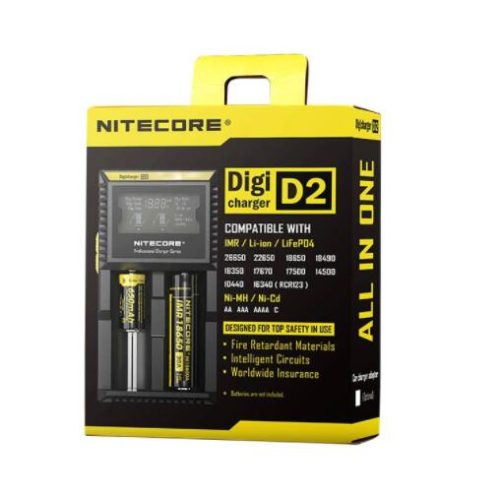 Nitecore Intellicharger D2 LCD Battery Charger djvapeuk 2