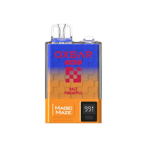 OXBAR magic maze pro 10000 disposable vape kit Razz Pineapple