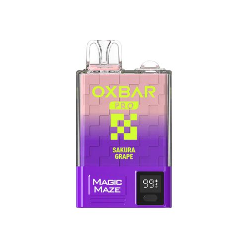 OXBAR magic maze pro 10000 disposable vape kit Sakura Grape