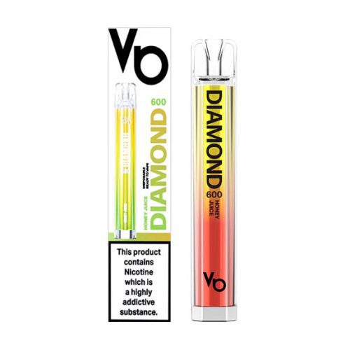 VapesBarsDiamondBar600DisposableKitHoneyJuice