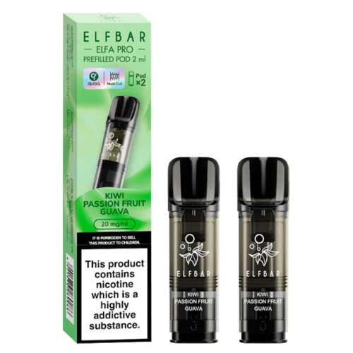 kiwi passionfruit guava elfa pro prefilled pod by elf barprime vapes uk 371280 596x crop center 11142a0f 2159 441a 983e 3b51e9421406